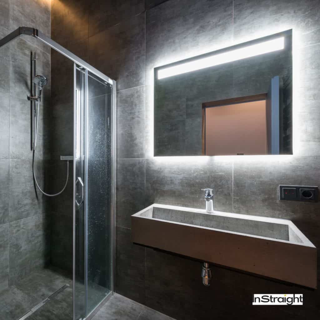 what color should my bathroom mirror be